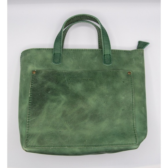 Portland Leather Goods Mini Crossbody Tote With Zip - Picture 14 of 15